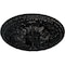 Ekena Millwork Amelia Ceiling Medallion (Fits Canopies up to 2 3/8"), Hand-Painted Jet Black, 19 5/8"OD x 3/4"P CM20AMBLF - alternate 5
